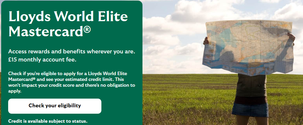 Lloyds World Elite Mastercard